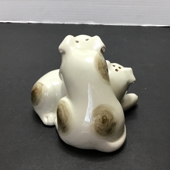 Vintage Fitz & Floyd Spotted Dogs Go With Salt and Pepper Shaker Set - Picture 3 of 7
